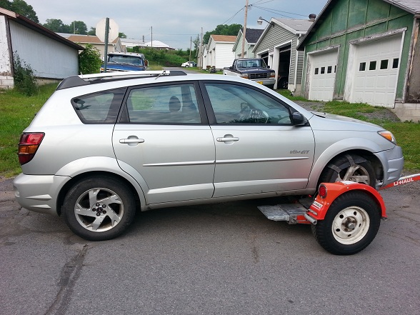 Towing her home