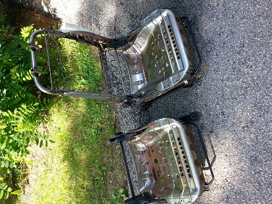 Front and rear seats completely taken apart to clean.