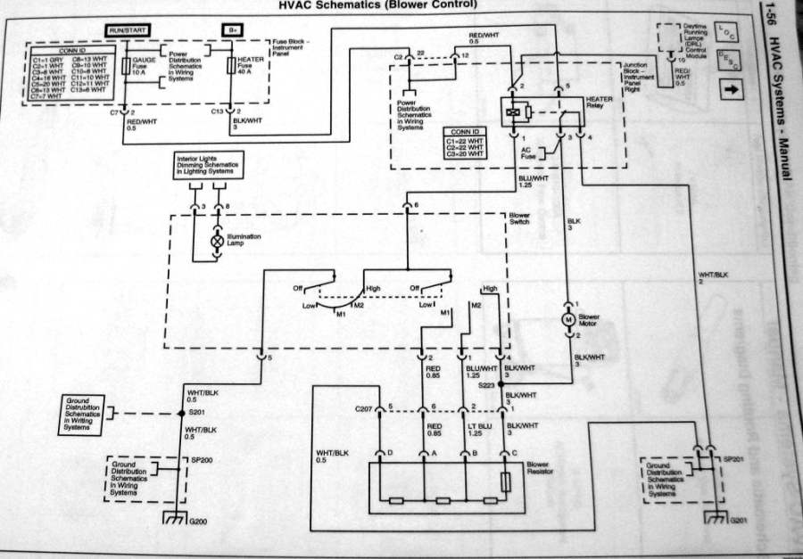 03-08 HVAC blower schematic