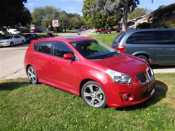 2009 Red Pontiac Vibe GT