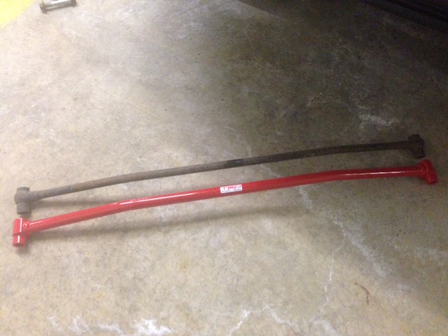 Stock vs. TRD anti-sway bars