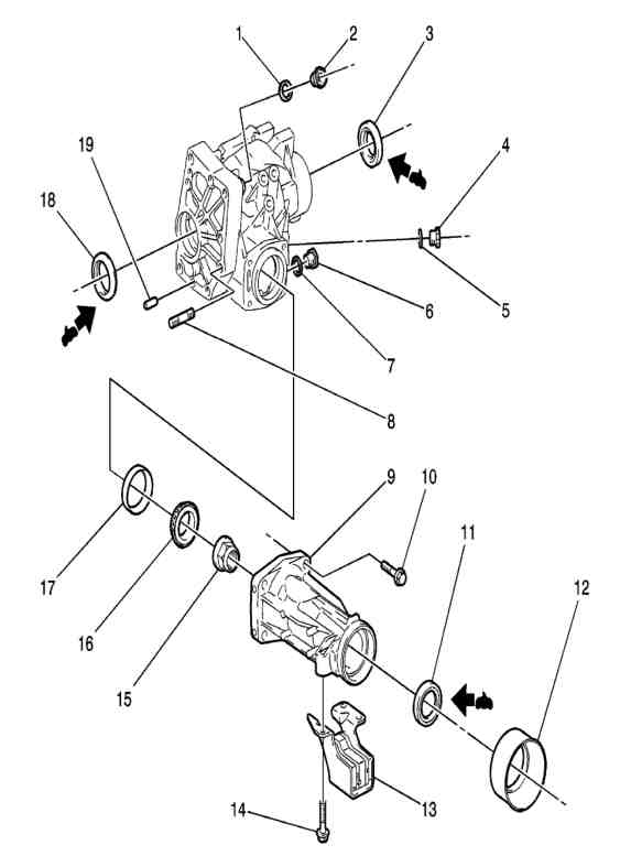 2009 Vibe Transfer Case