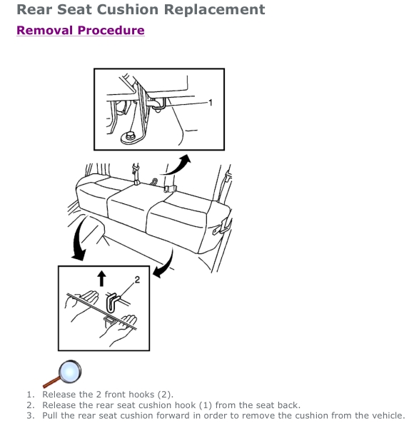 09 rear seat removal