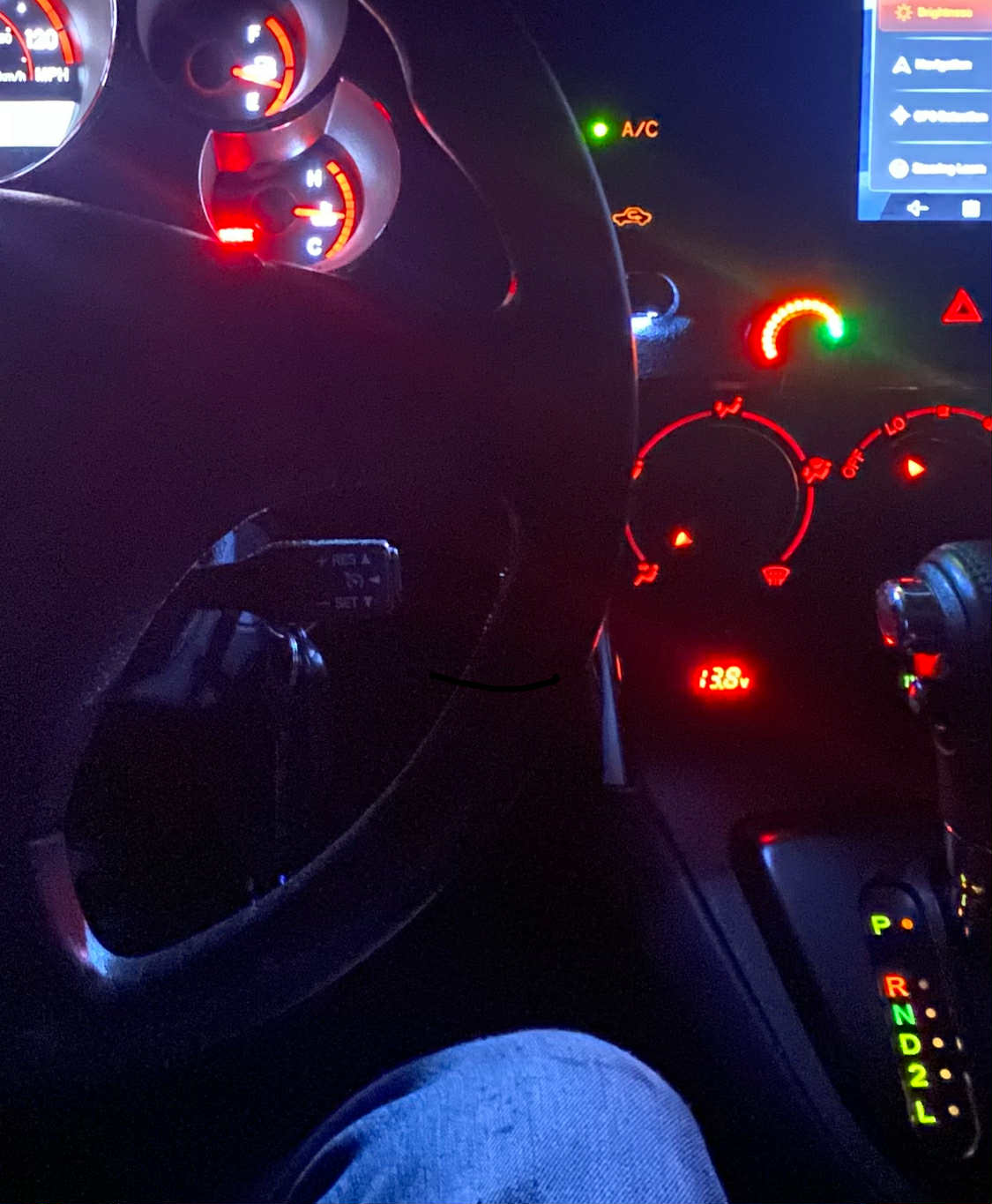 Night lighting the key area and center console.jpg