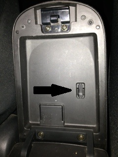 Inside of the 09 console top lid